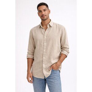 Quince 100% Linen Button Down Shirt – Size Large